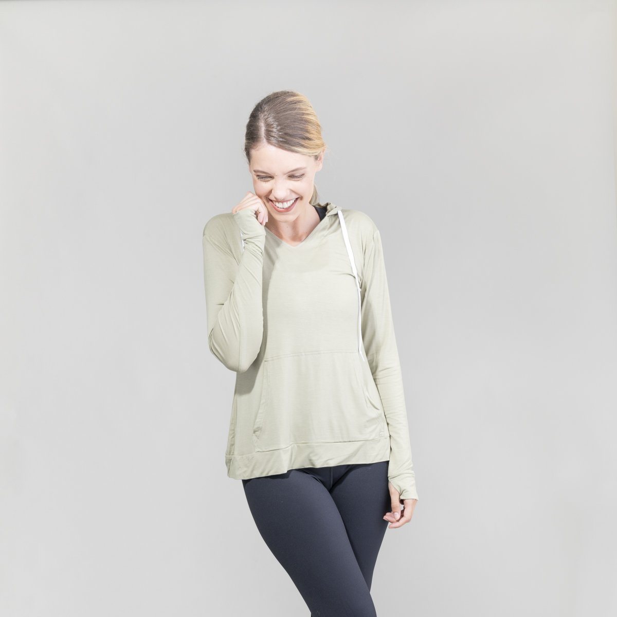 Womens Lightweight Dusk V-Neck Hoodie UPF50+