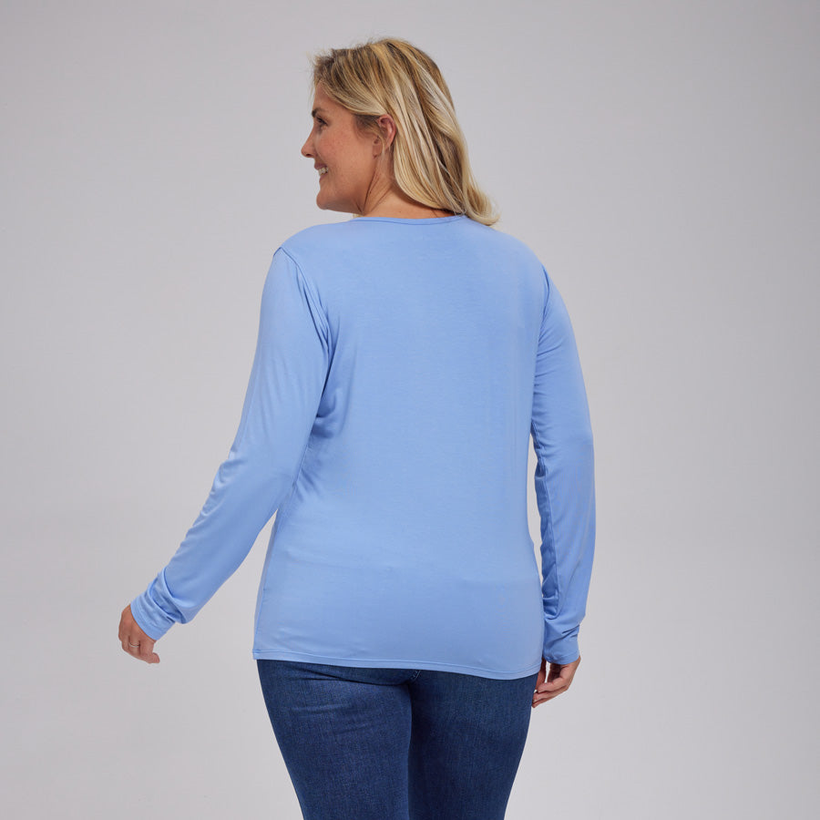 Womens Everyday Long Sleeve Crew Tee