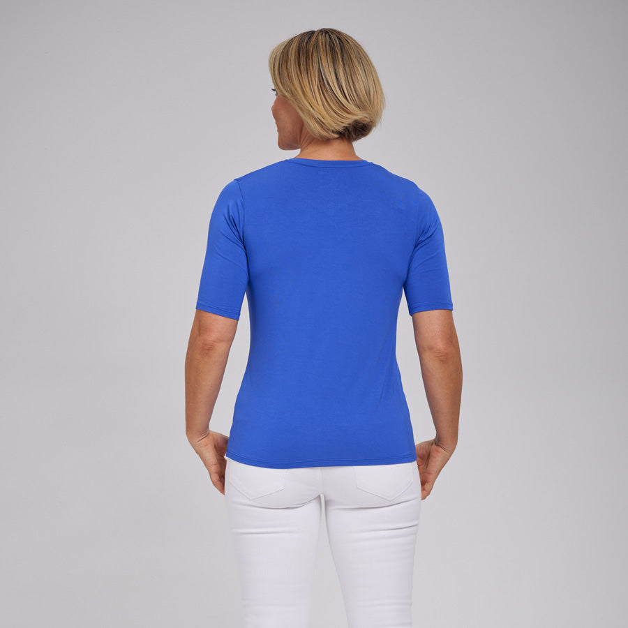 Womens Everyday Short Sleeve V-Neck Tee