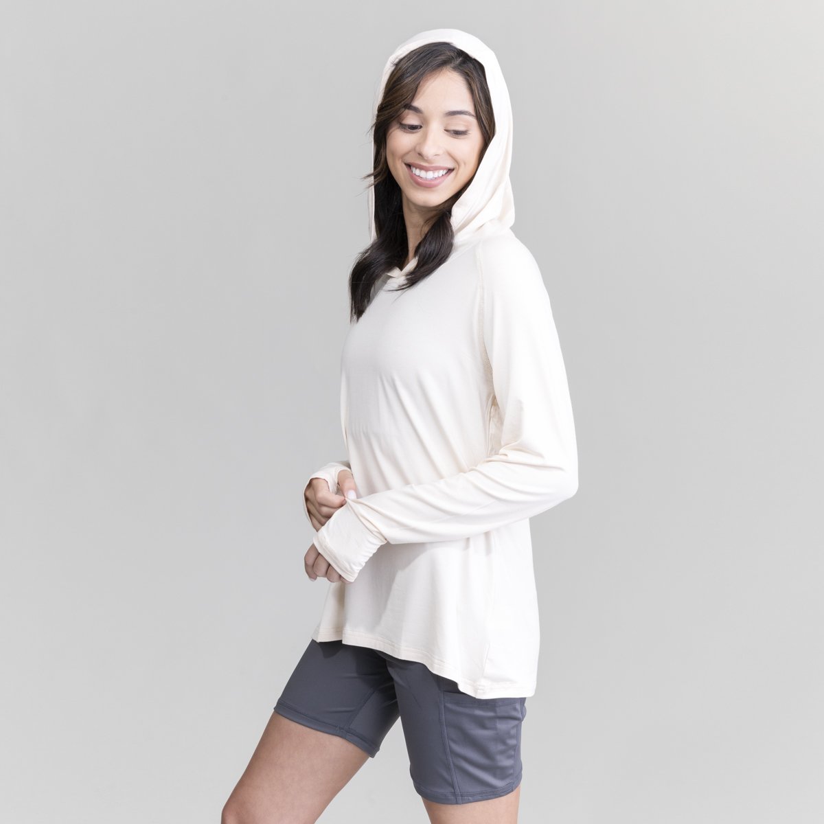 Womens Lightweight Boardwalk Crewneck Hoodie UPF50+