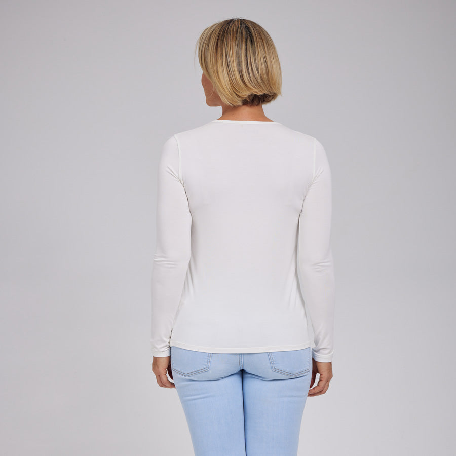Womens Everyday Long Sleeve Crew Tee