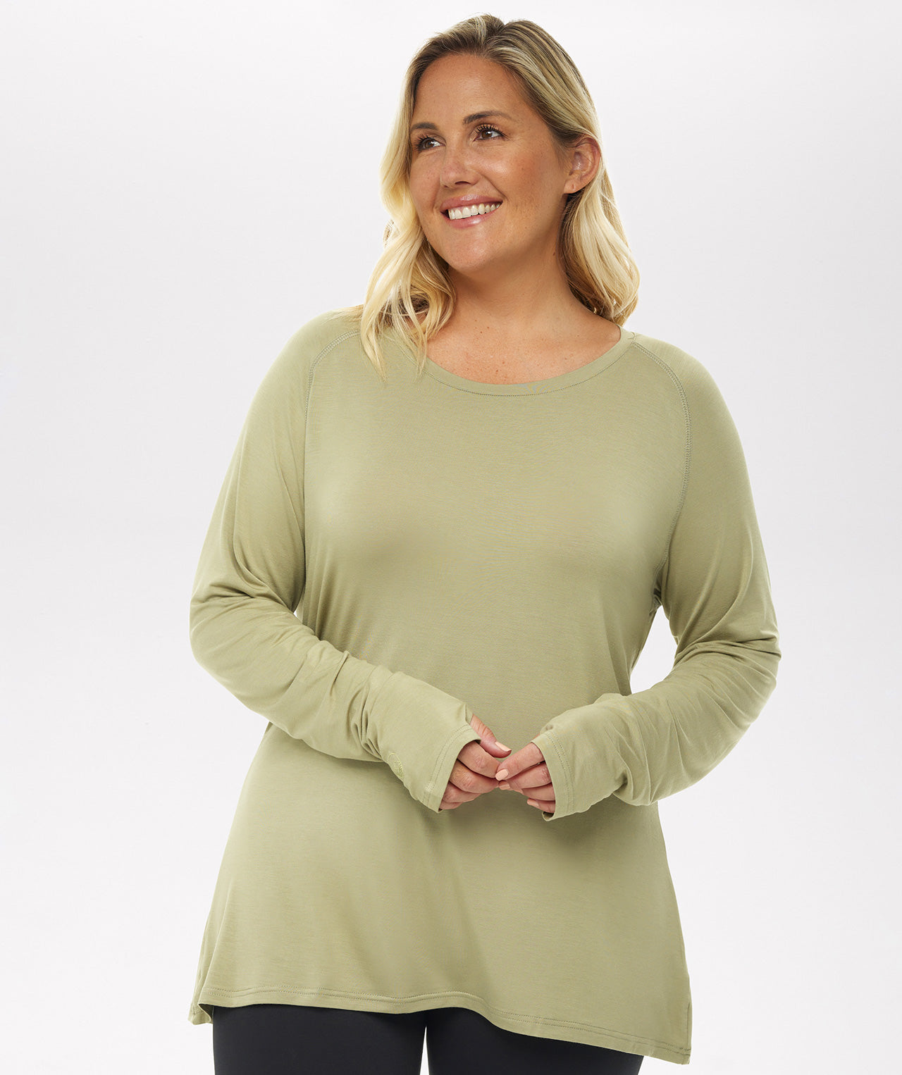 Womens Dune Long Sleeve Crew UPF50+