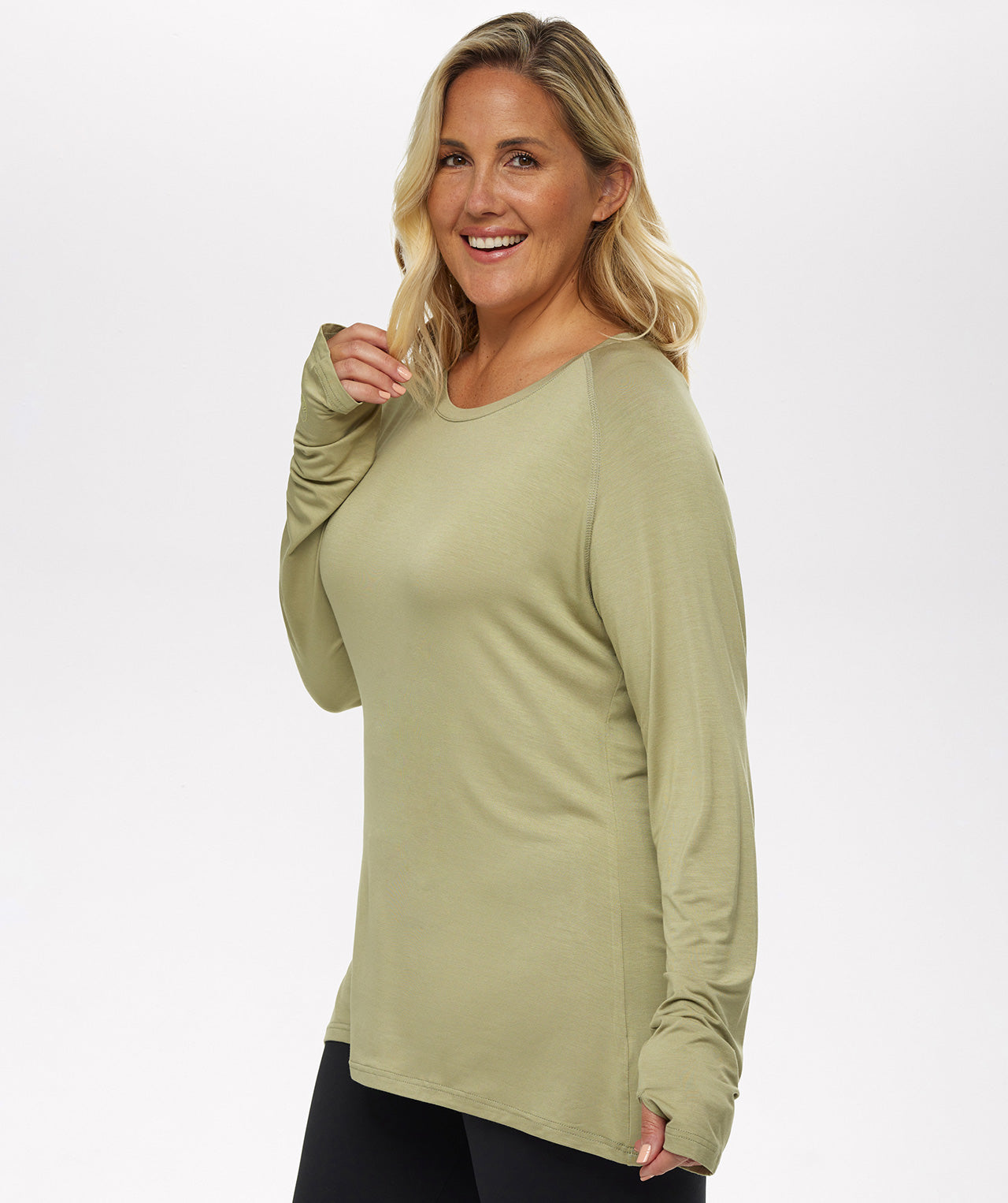 Womens Dune Long Sleeve Crew UPF50+