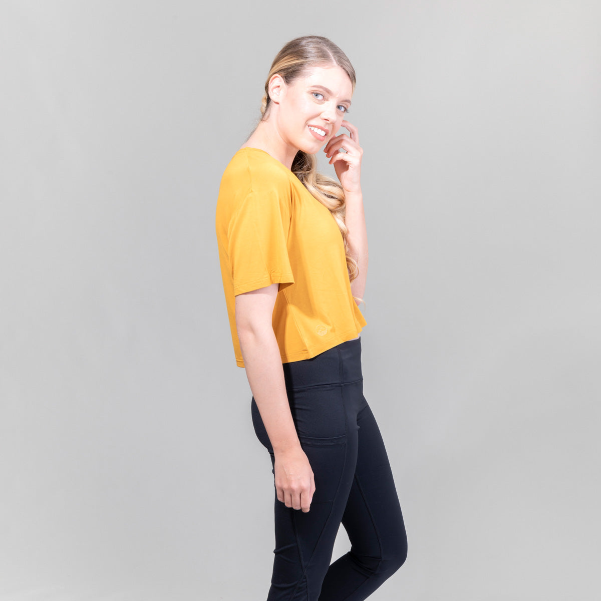 Womens Highnoon V Neck Croptop UPF50+