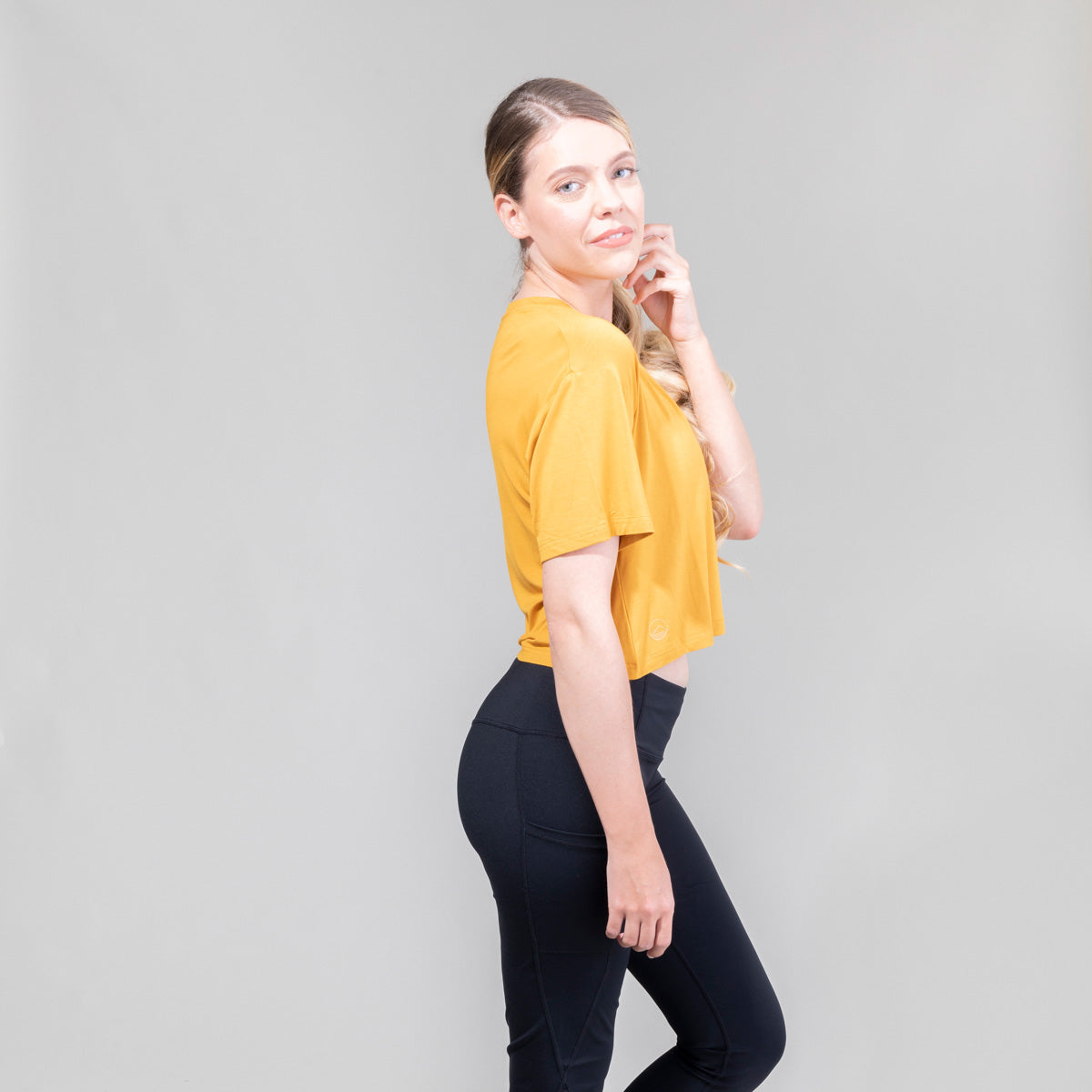 Womens Highnoon V Neck Croptop UPF50+