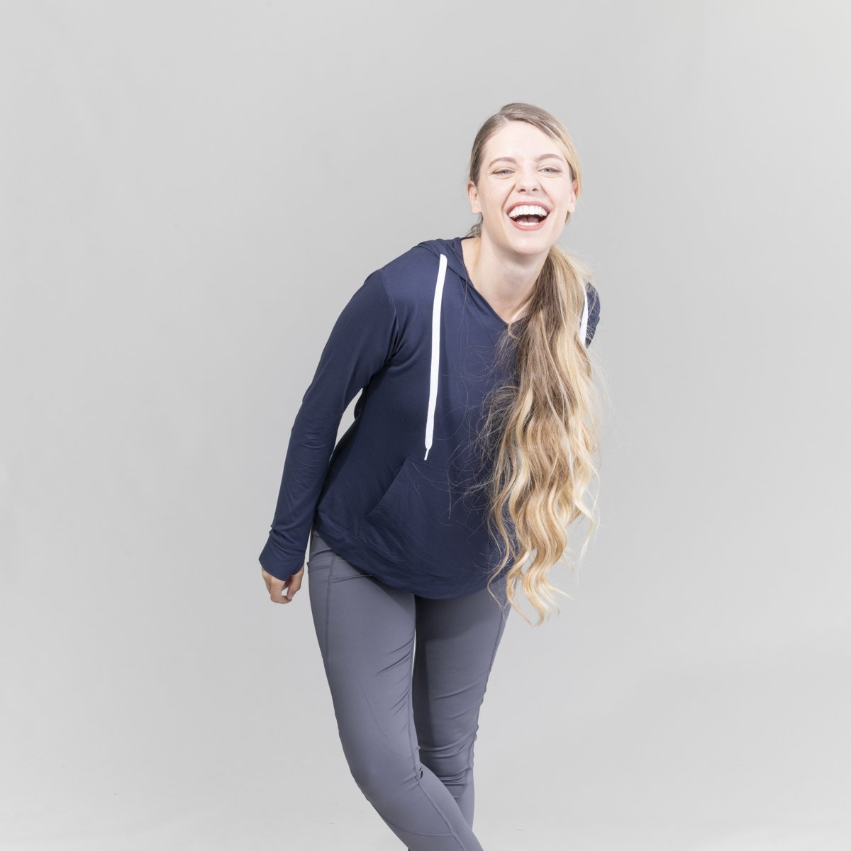 Womens Lightweight Dusk V-Neck Hoodie UPF50+