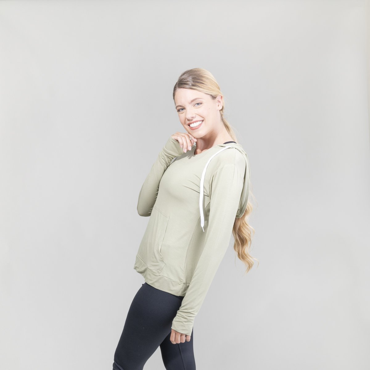 Womens Lightweight Dusk V-Neck Hoodie UPF50+
