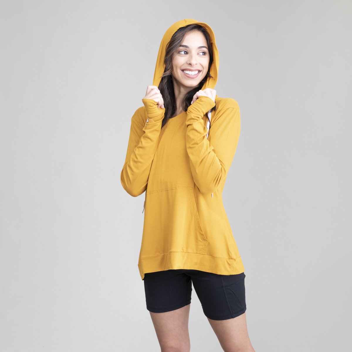 Womens Lightweight Dusk V-Neck Hoodie UPF50+