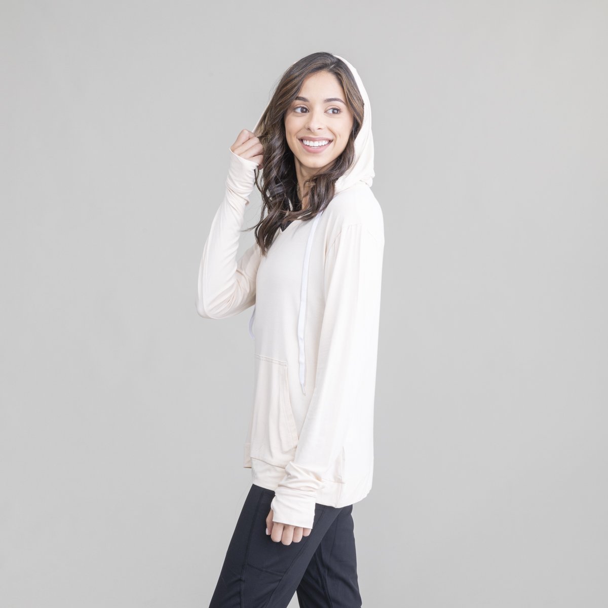 Womens Lightweight Dusk V-Neck Hoodie UPF50+