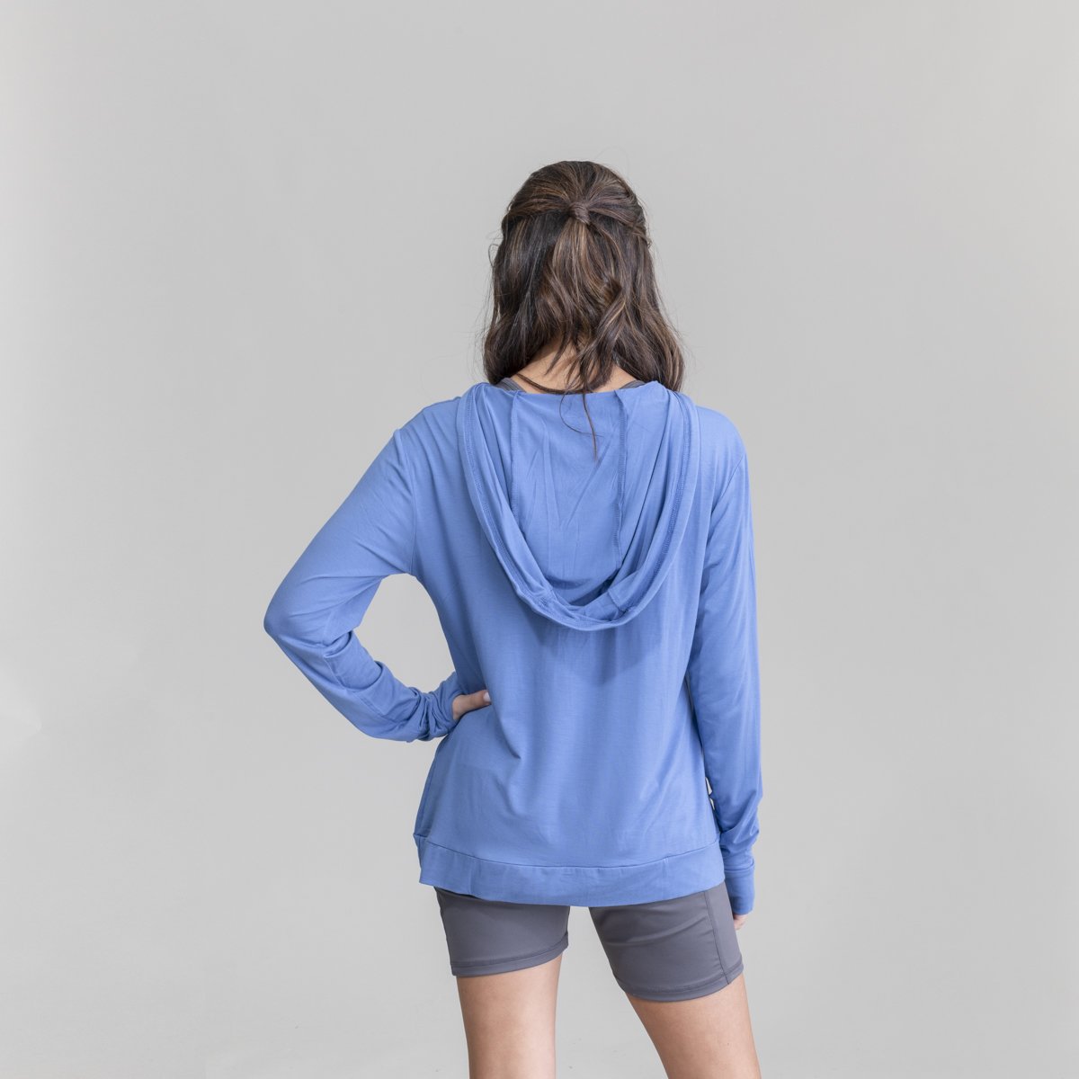 Womens Lightweight Dusk V-Neck Hoodie UPF50+