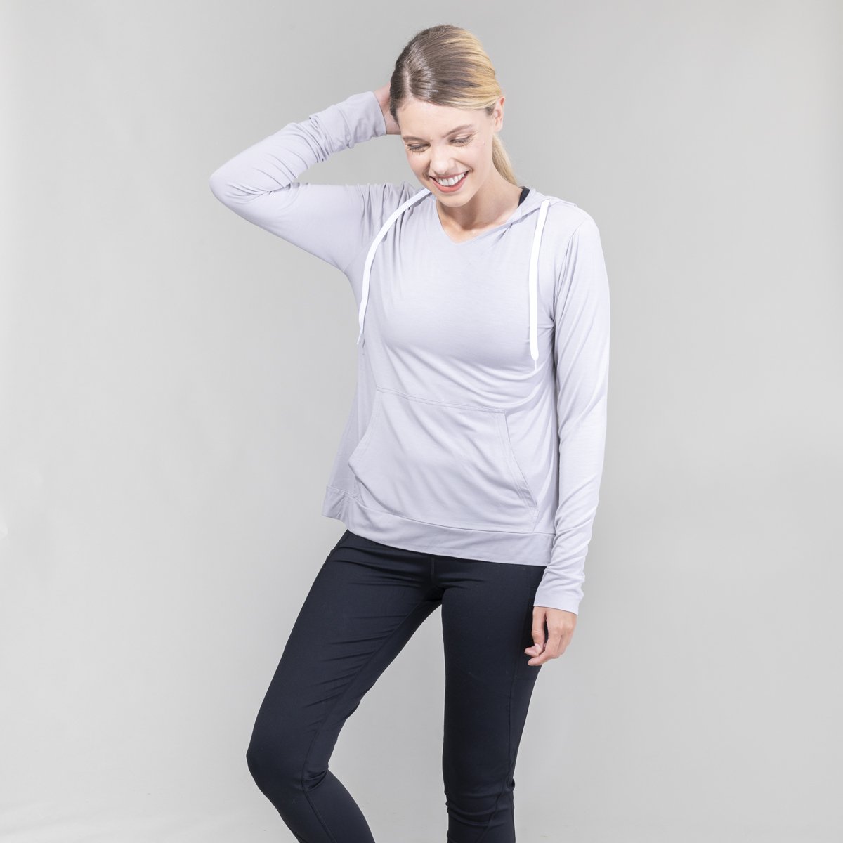 Womens Lightweight Dusk V-Neck Hoodie UPF50+