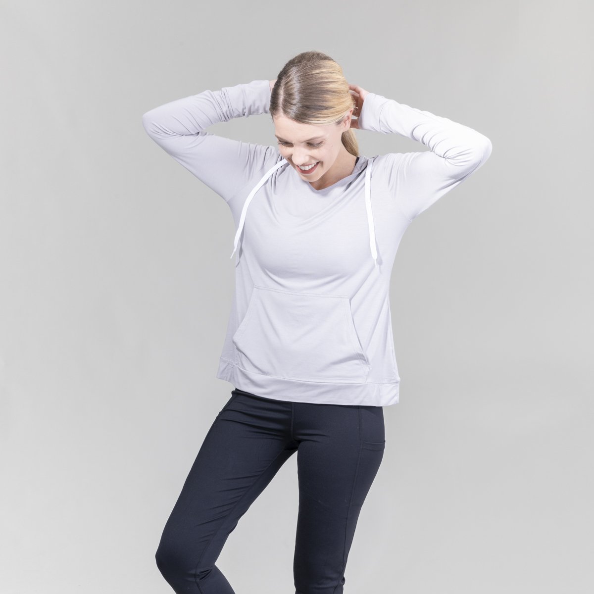 Womens Lightweight Dusk V-Neck Hoodie UPF50+