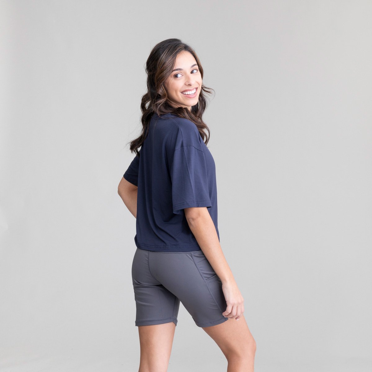 Womens Highnoon V Neck Croptop UPF50+
