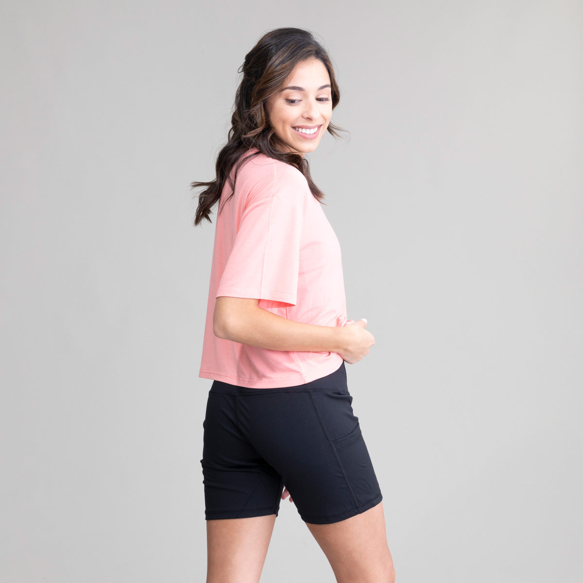 Womens Highnoon V Neck Croptop UPF50+