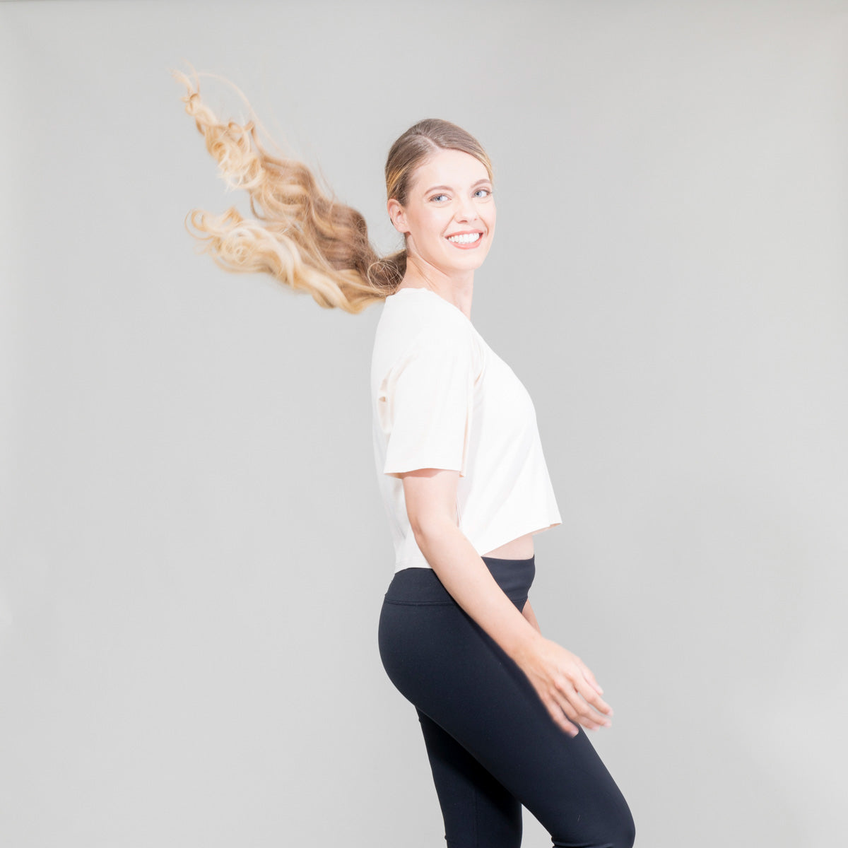 Womens Highnoon V Neck Croptop UPF50+