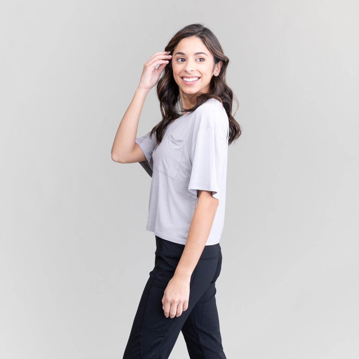 Womens Highnoon V Neck Croptop UPF50+