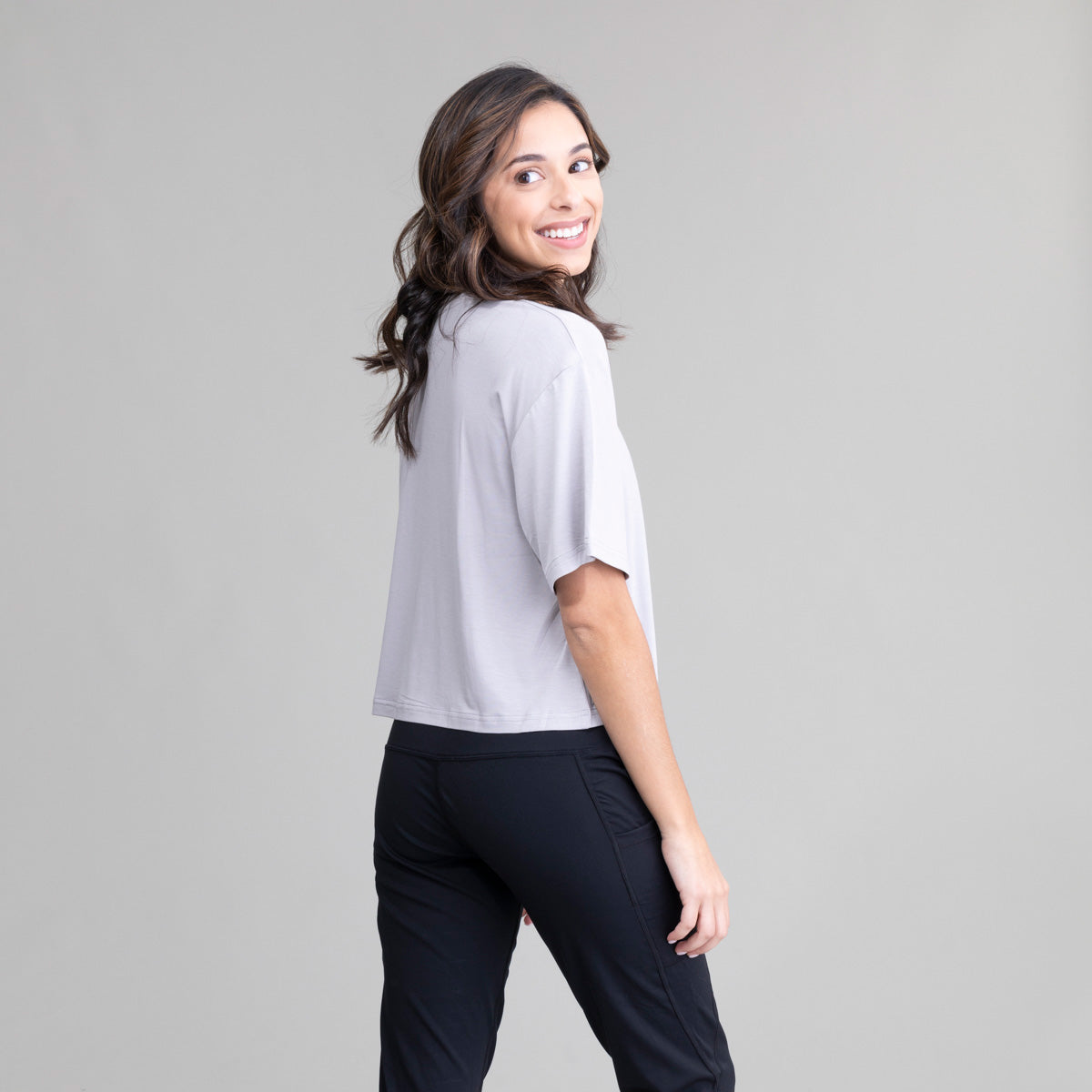 Womens Highnoon V Neck Croptop UPF50+