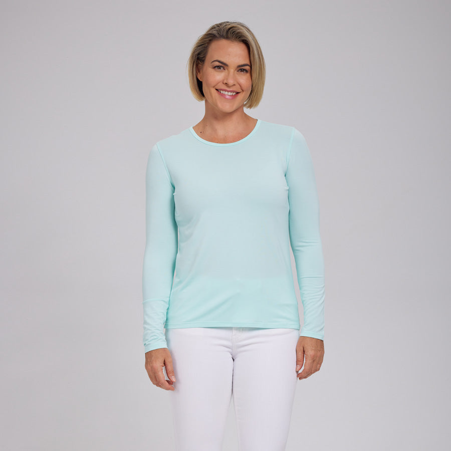Womens Everyday Long Sleeve Crew Tee