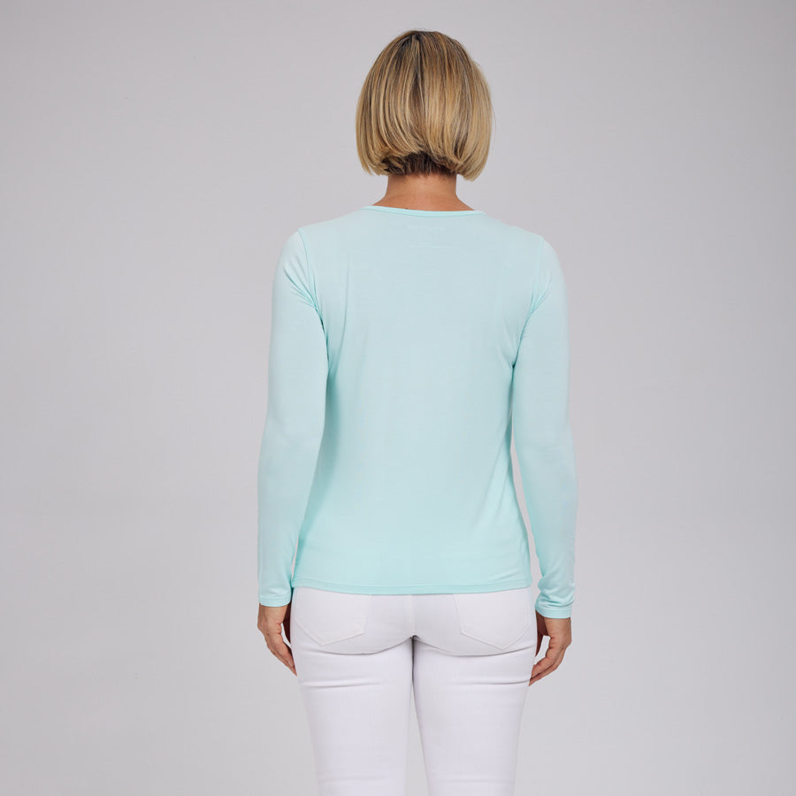 Womens Everyday Long Sleeve Crew Tee