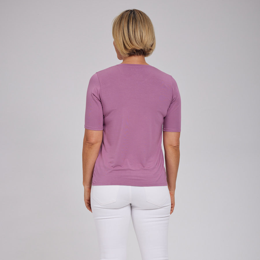 Womens Everyday Short Sleeve V-Neck Tee