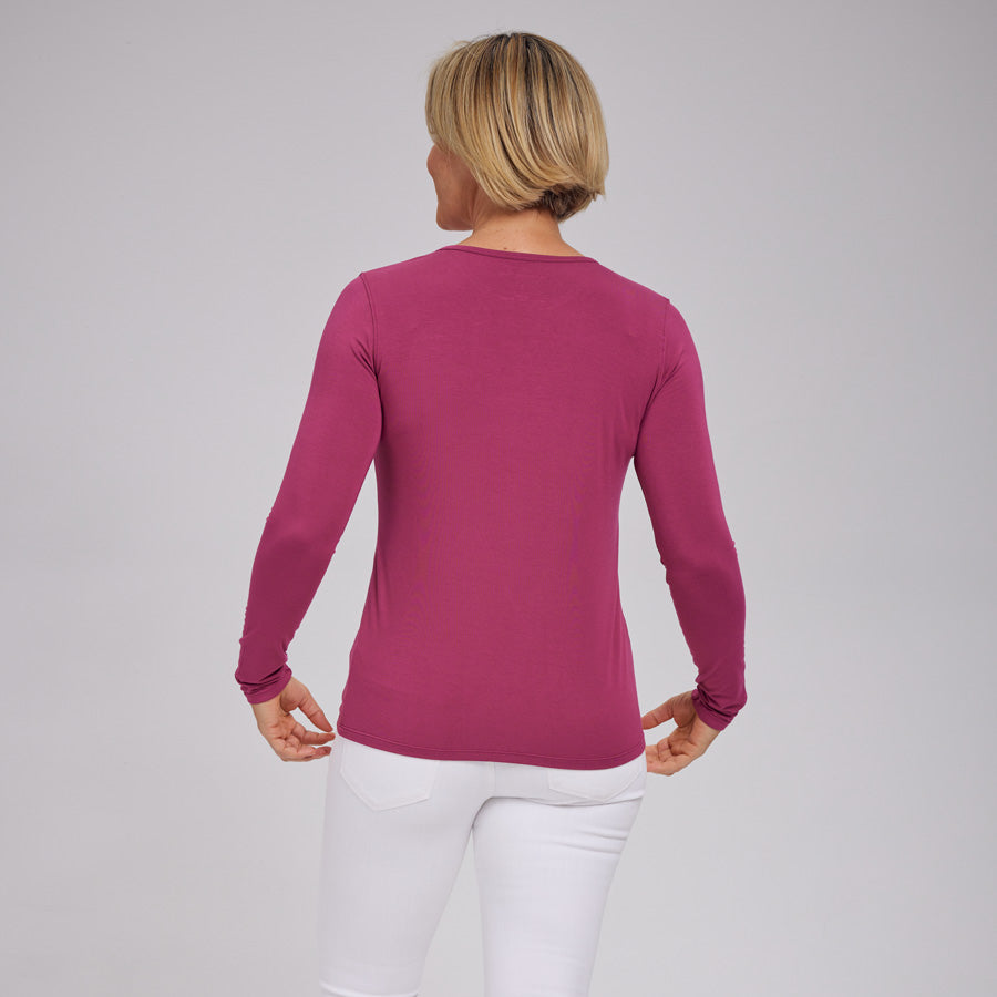 Womens Everyday Long Sleeve Crew Tee
