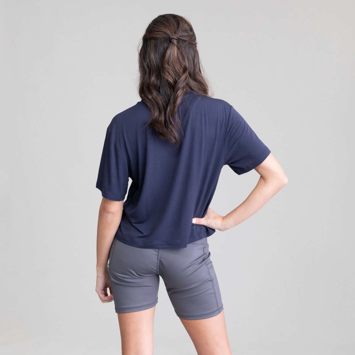 Womens Seaside Crew Croptop UPF50+
