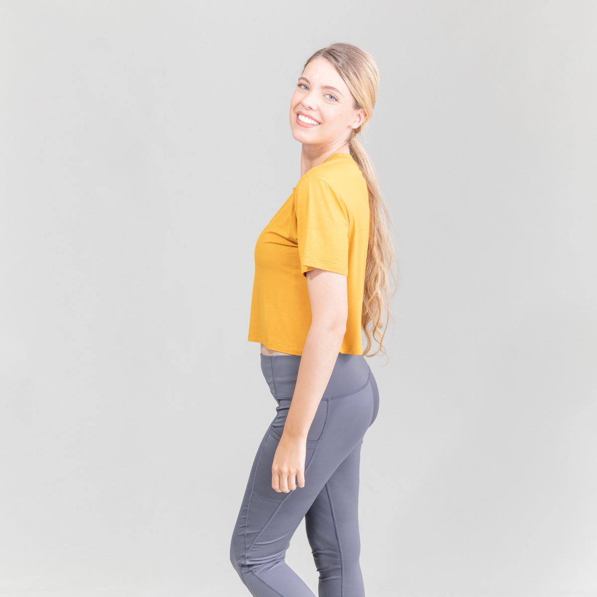 Womens Seaside Crew Croptop UPF50+