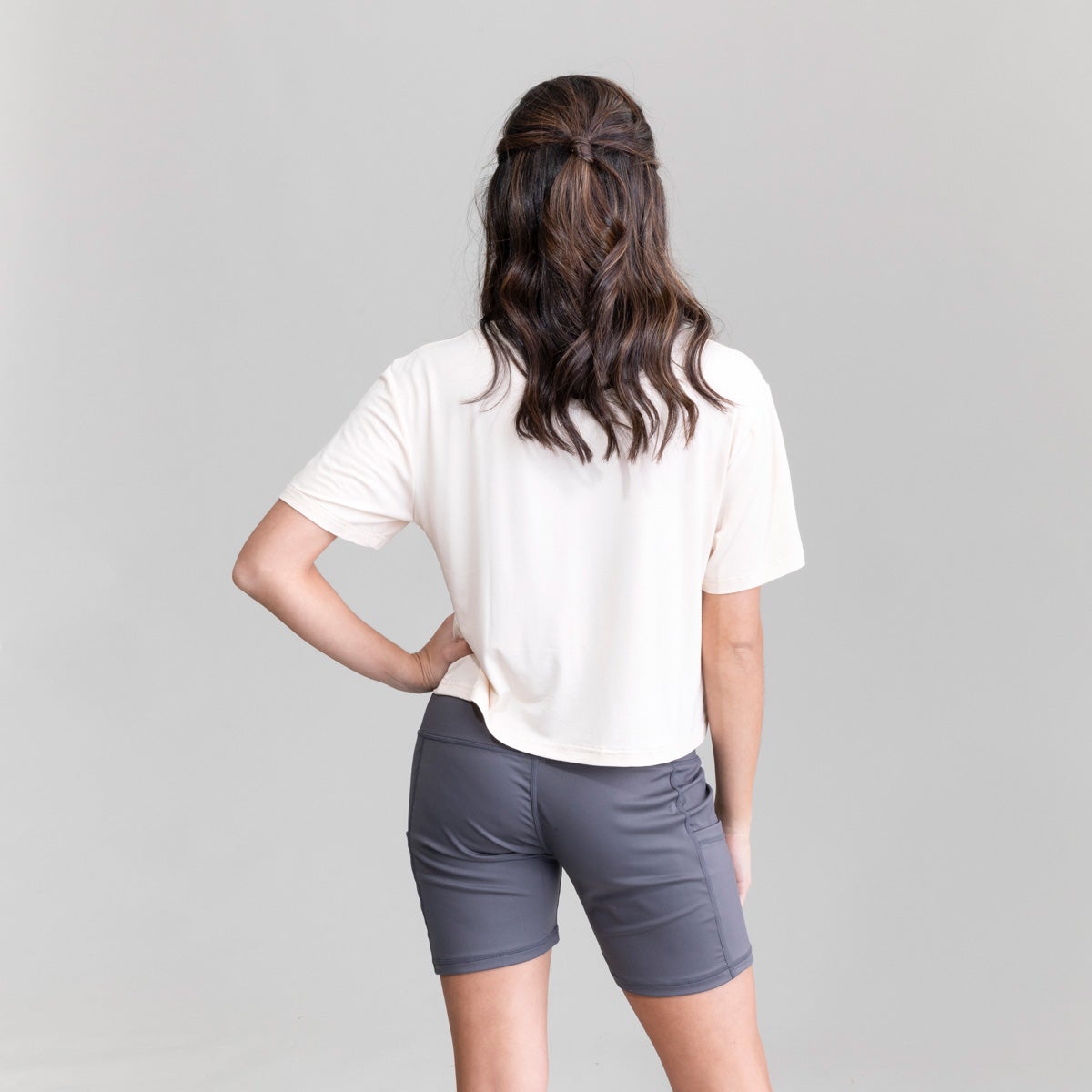 Womens Seaside Crew Croptop UPF50+