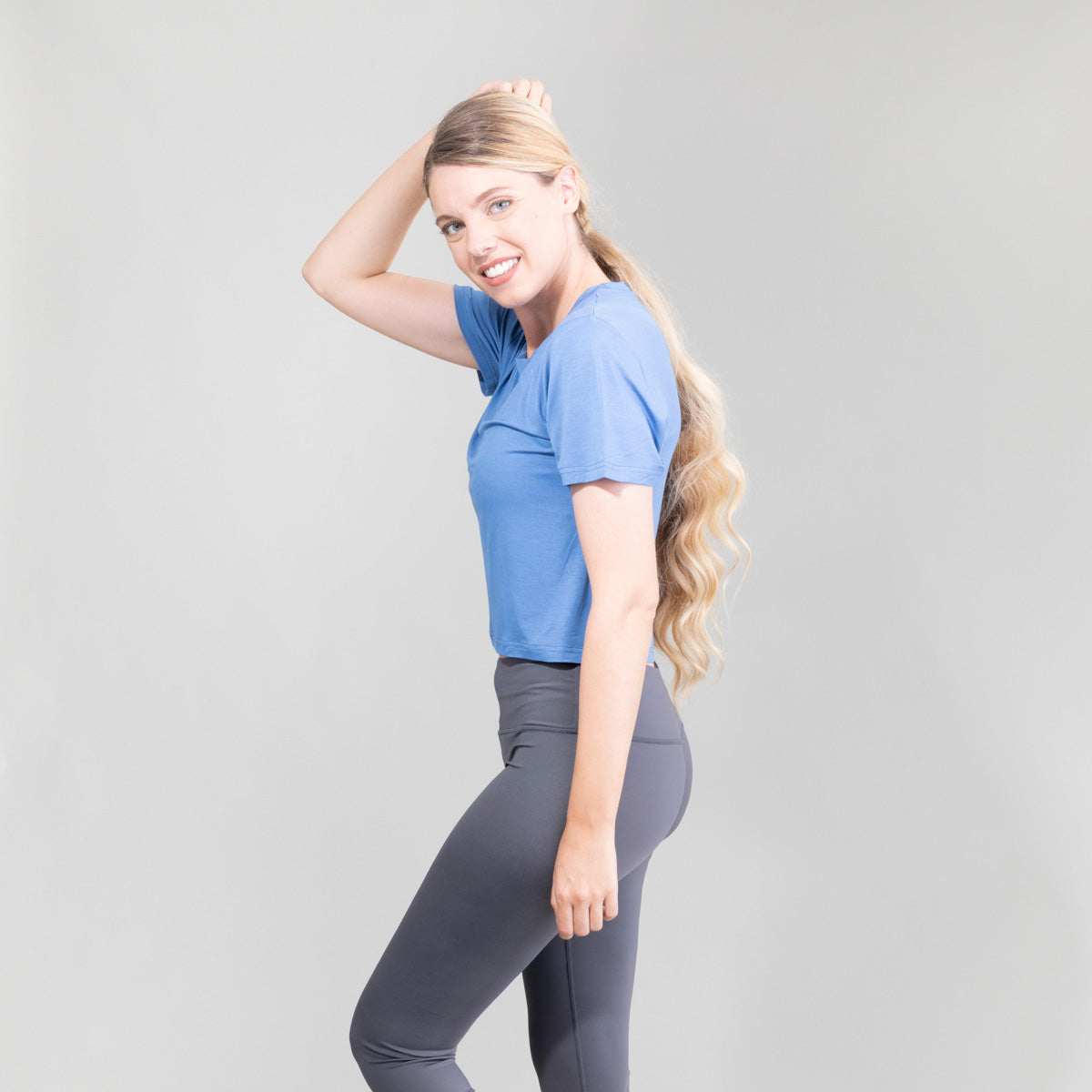 Womens Seaside Crew Croptop UPF50+