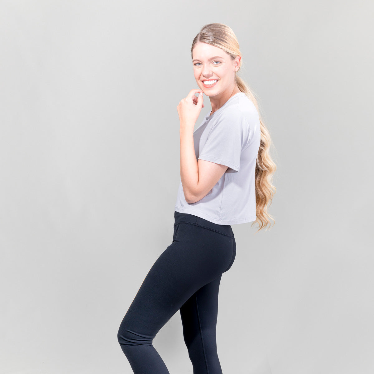 Womens Seaside Crew Croptop UPF50+