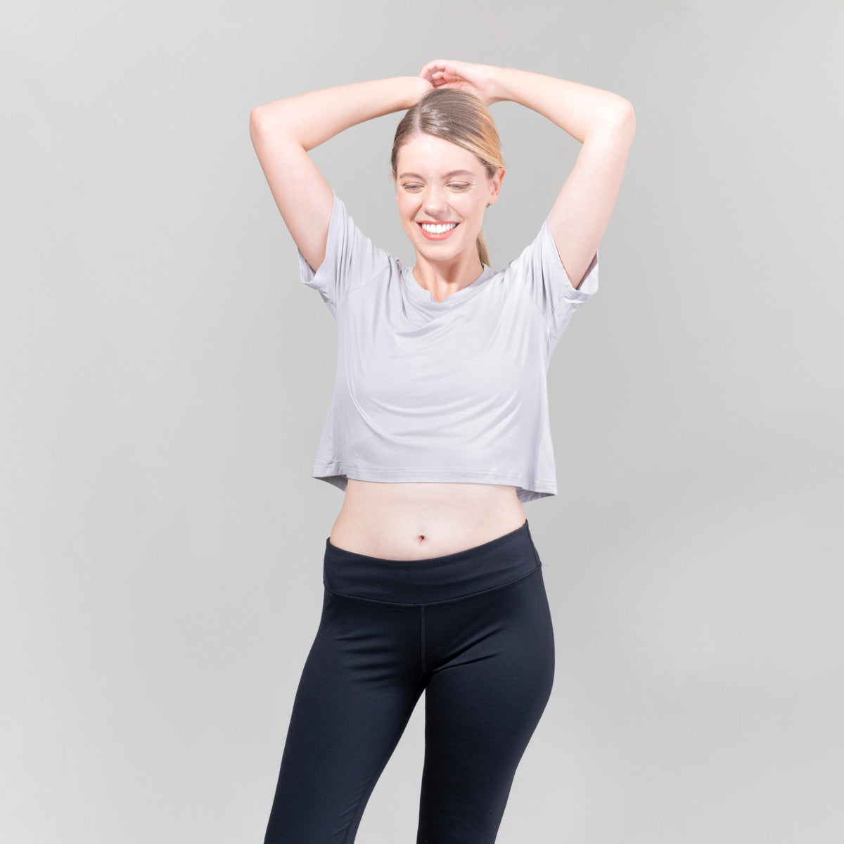 Womens Seaside Crew Croptop UPF50+