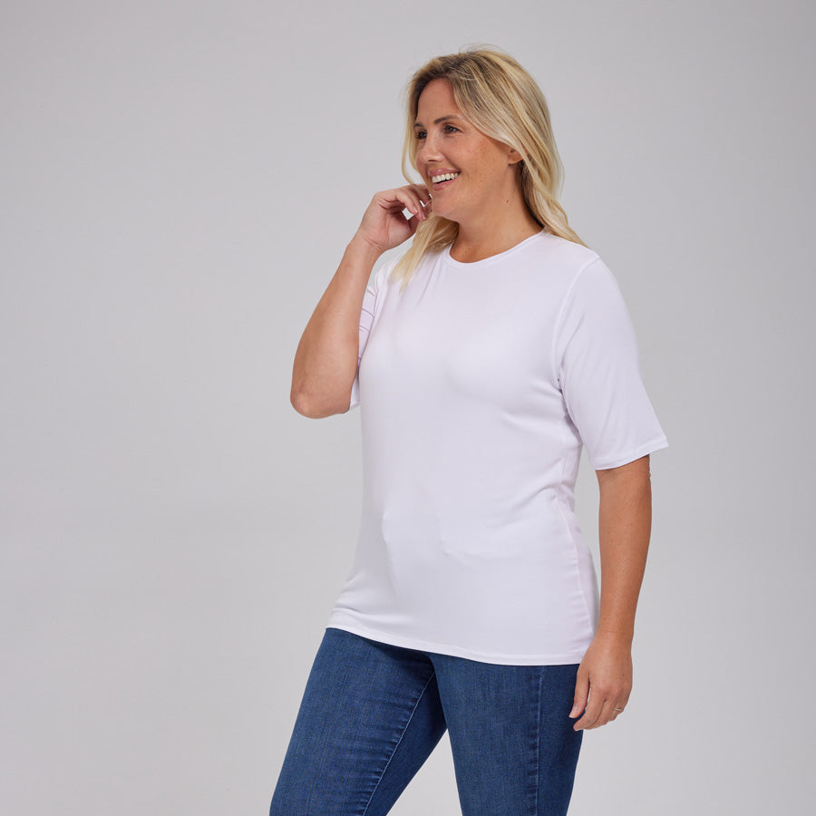 Womens Everyday Short Sleeve Crew Tee