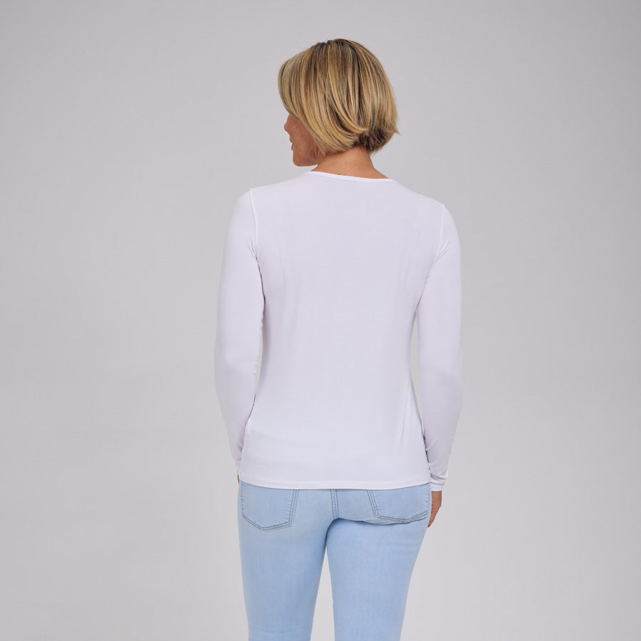 Womens Everyday Long Sleeve Crew Tee